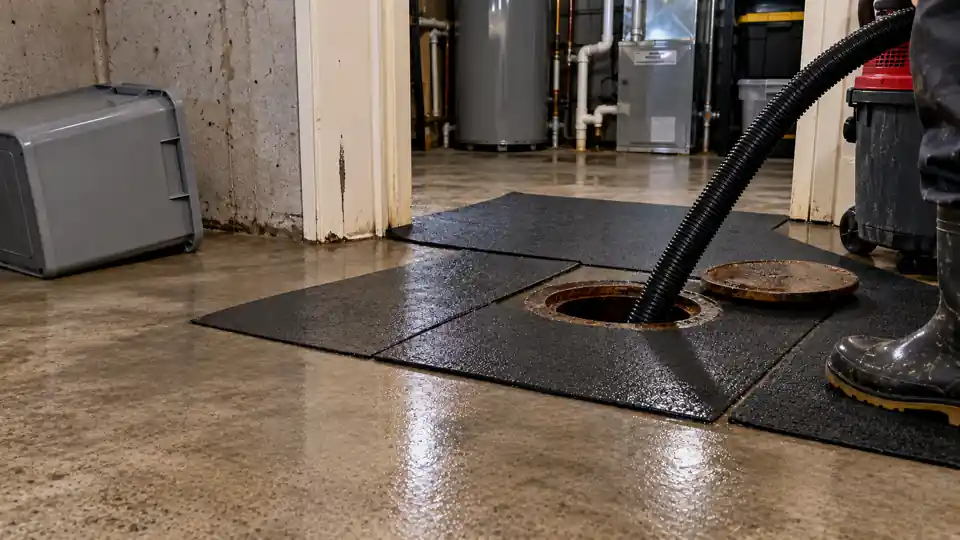 After emergency drain cleaning cleared pipe verification in Bremerton