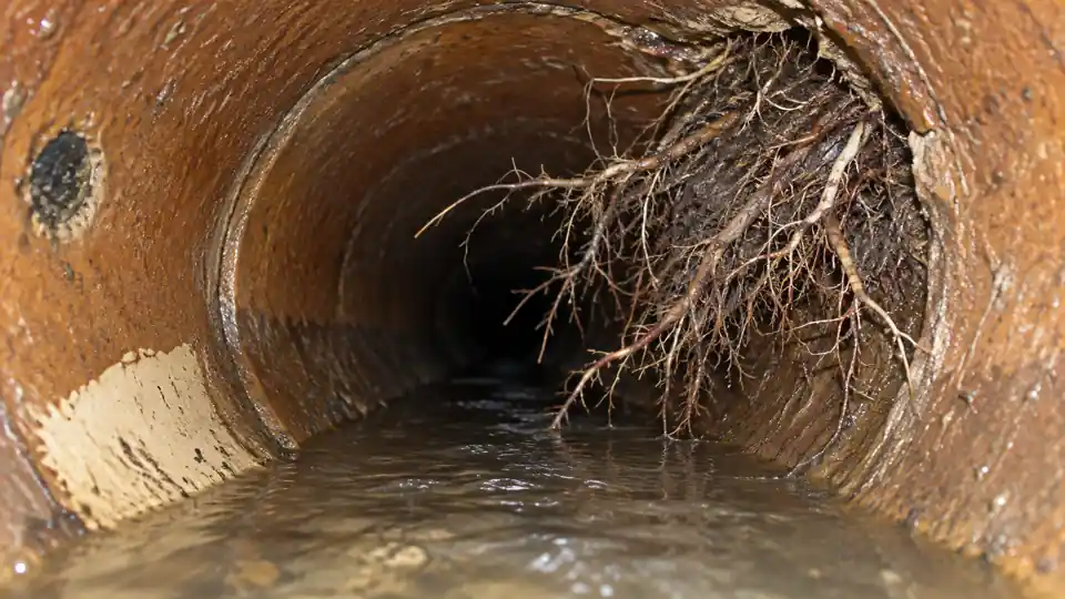 Before main sewer line cleaning inspection and setup in Bremerton