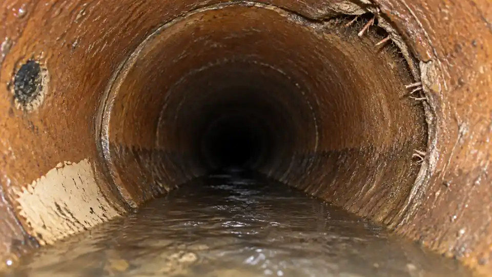 After main sewer line cleaning cleared pipe verification in Bremerton