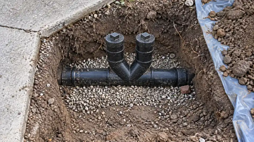 After sewer cleanout installation cleared pipe verification in Bremerton