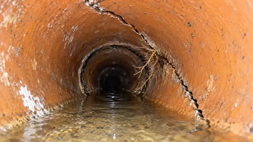 Before pre-purchase sewer scope inspection and setup in Bremerton