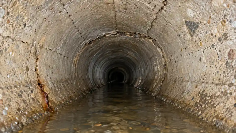 Before trenchless sewer repair inspection and setup in Bremerton
